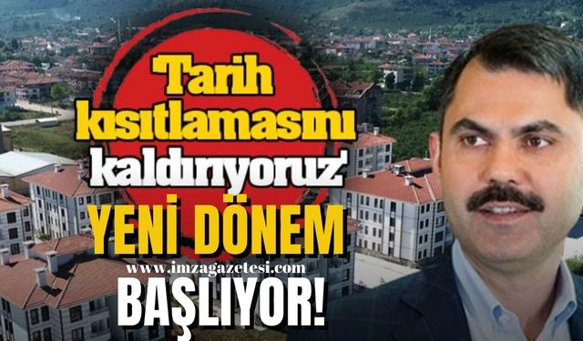 Bakan Kurum açıkladı... Yeni dönem başlıyor!