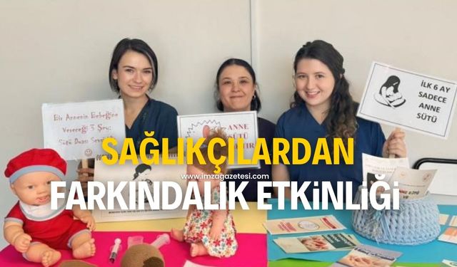 Sağlık çalışanları anne sütünün önemine dikkat çekti!