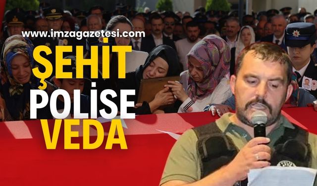 Şehit Edilen Polis Memuru Ahmet Şahan Törenle Memleketine Uğurlandı...