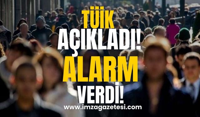 Tüik açıkladı! İşsizlik alarm verdi!