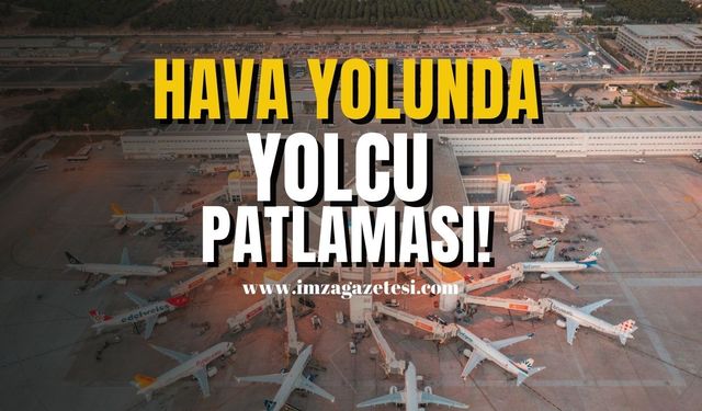 Hava yolunda yolcu patlaması...