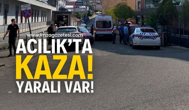 Zonguldak Acılık’ta Trafik Kazası: Ekipler Olay Yerinde