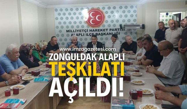 Zonguldak Alaplı teşkilatı yeniden açıldı: Yetki belgesi verildi