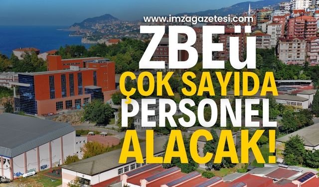 Zonguldak Bülent Ecevit Üniversitesi (ZBEÜ) Personel Alımı Yapacak