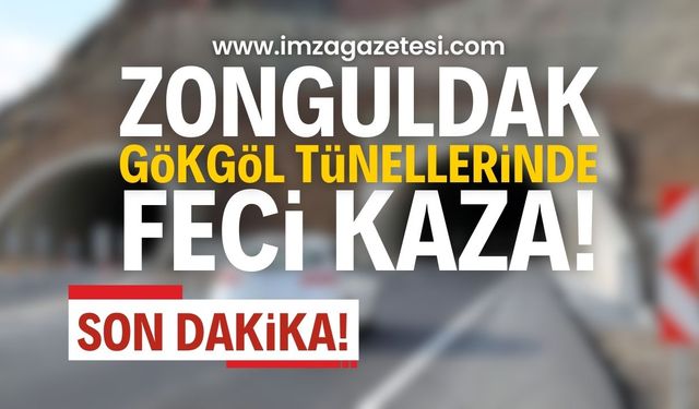 Zonguldak Gökgöl Tüneli Mevkiinde Motosiklet Kazası! Yaralılar Var