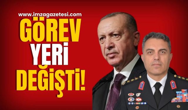 Zonguldak İl Jandarma Komutanı Cezmi Yankılıç'ın görev yeri değişti!