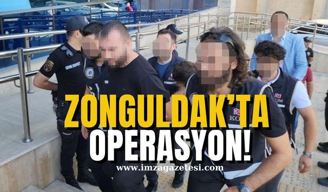 Zonguldak'ta Kundaklama ve Tefecilik Operasyonu!