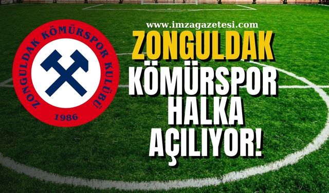 Zonguldak Kömürspor halka açılıyor! Taraftar kulüpte söz sahibi olacak...