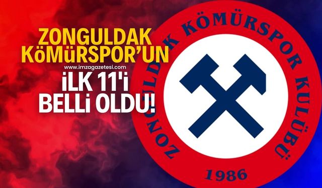 Zonguldak Kömürspor ile 23 Elazığ FK arasındaki hazırlık maçının ilk 11'leri belli oldu!