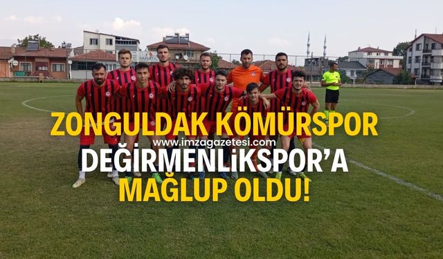 Zonguldak Kömürspor, Kıbrıs Süper Lig ekibi Miracle Değirmenlikspor'a kaybetti!