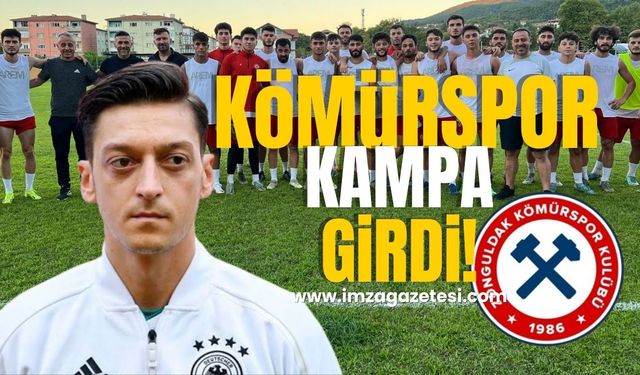 Zonguldak Kömürspor, Mesut Özil Spor Tesisi’nde kampa girdi