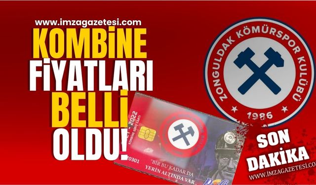 Zonguldak Kömürspor’da kombine fiyatları belli oldu!