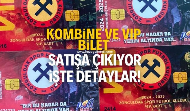 Zonguldak Kömürspor’da kombine ve VIP biletler, yarın satışa çıkıyor! İşte detaylar