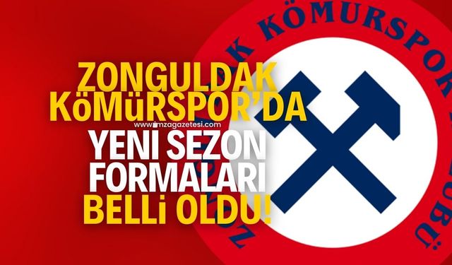 Zonguldak Kömürspor’da yeni sezon formaları belli oldu! Efsane çubuklu geri dönüyor