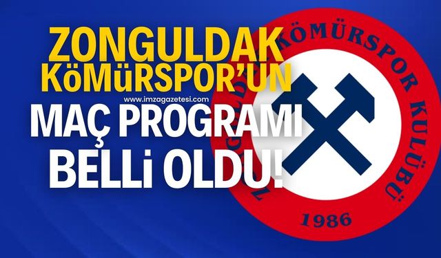 Zonguldak Kömürspor’un 2024-2025 sezonu ilk devre maç programı belli oldu!