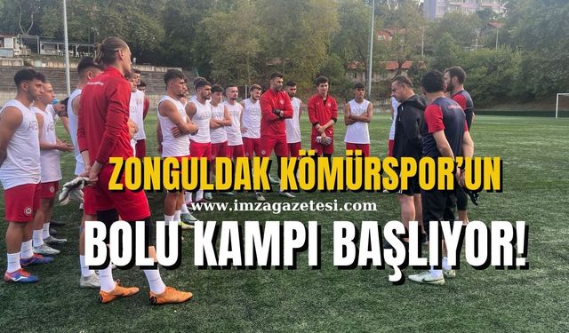 Zonguldak Kömürspor’un Bolu kampı başladı!