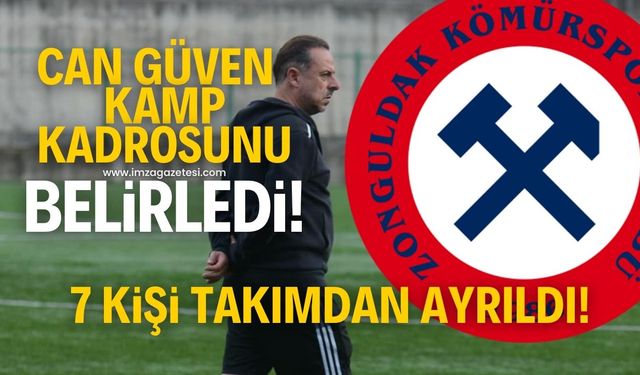 Zonguldak Kömürspor'un Devrek kampı kadrosu belli oldu!