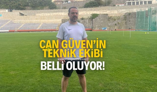 Zonguldak Kömürspor’un yeni teknik direktörü Can Güven’in teknik ekibi belli oldu!