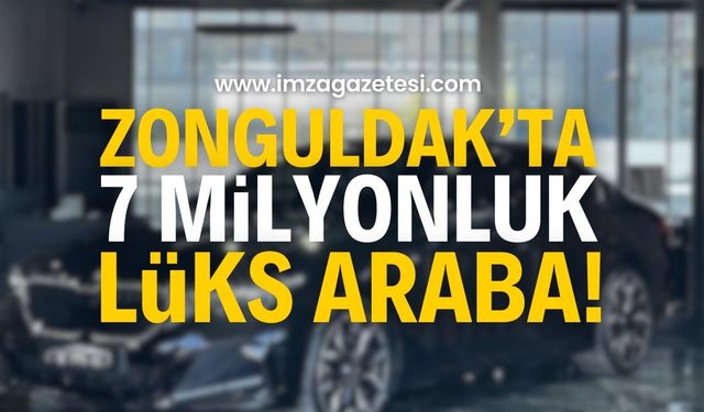 Zonguldak'ın en pahalı arabası! Fiyatı dudak uçuklattı...