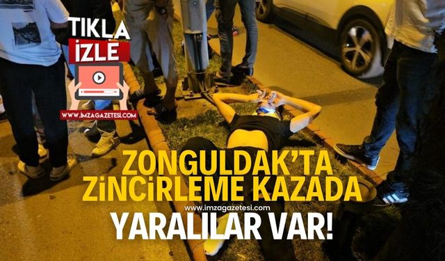 Zonguldak'ın Kdz.Ereğli ilçesinde meydana gelen kazada yaralılar var!