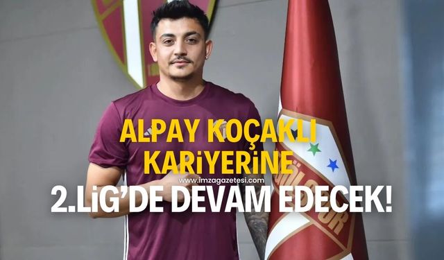 Zonguldaklı futbolcu Alpay Koçaklı, İnegölspor'la sözleşme imzaladı!