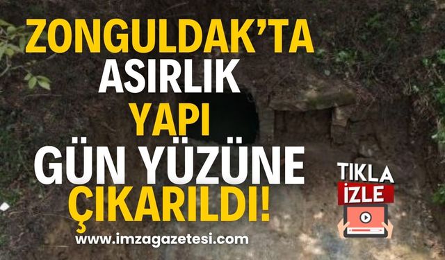 Zonguldak’ta Asırlık Yapı Gün Yüzüne Çıkarıldı