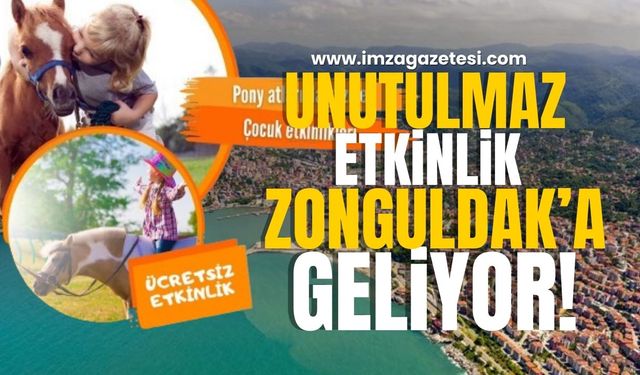 Zonguldak’ta Çocuklar İçin Şölen Gibi Etkinlik! Pony Club Geliyor!