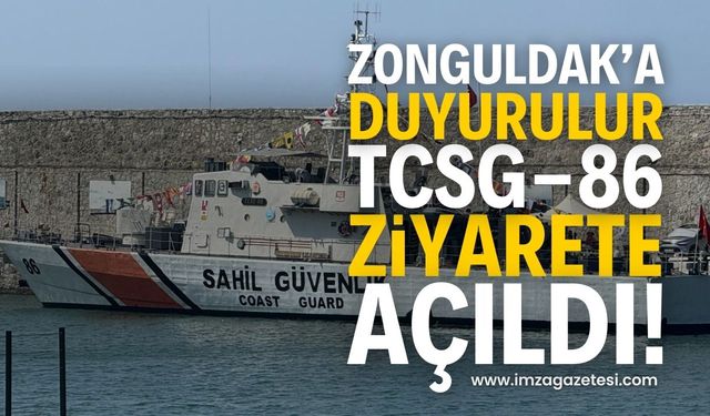 Zonguldak’ta TCSG-86 Botu Ziyarete Açıldı: Zafer Bayramı Coşkusu Denize Taşındı