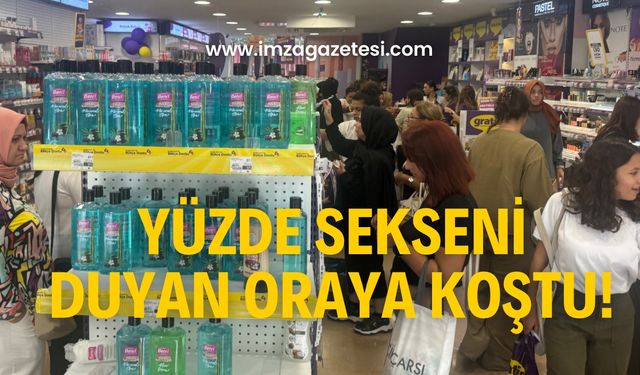 O mağazada büyük indirim! Dakikalar içinde tükendi