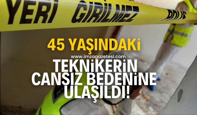 45 yaşındaki iş güvenliği teknikeri Yunus Emre'nin cansız bedenine ulaşıldı!