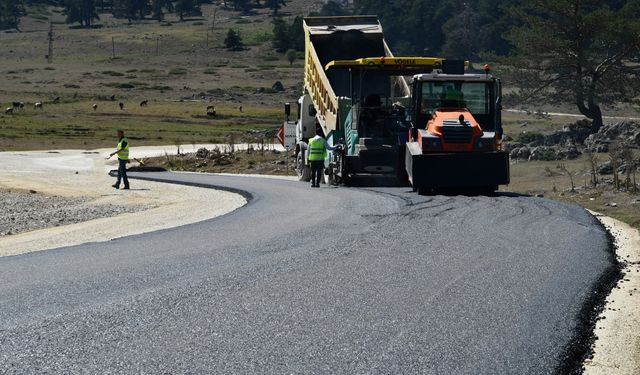 İl Özel İdare yol yapımına başladı!