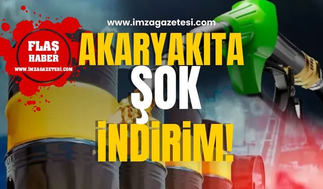 Akaryakıt Fiyatlarında Son Durum... Benzine İndirim Geldi!