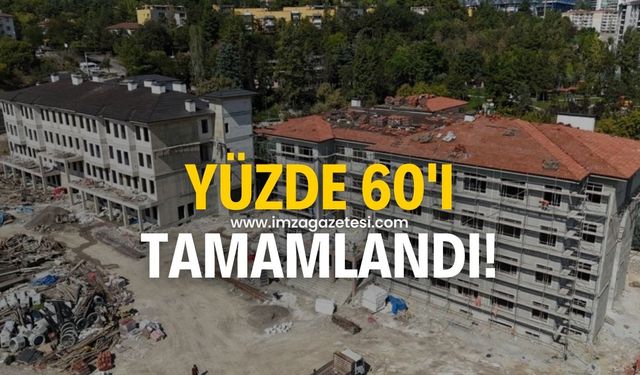 Anadolu İmam Hatip Lisesi inşaatının %60'ı tamamlandı!