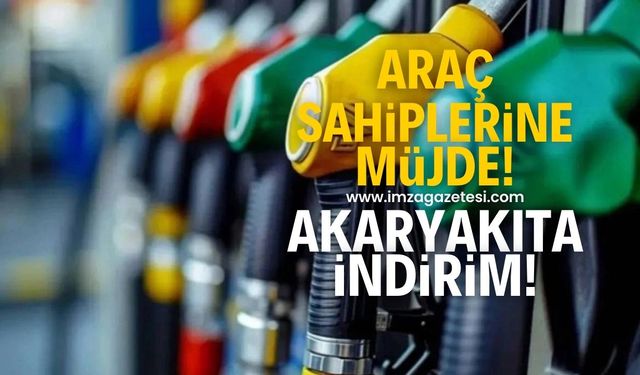 Araç sahiplerine müjde! Akaryakıta indirim geliyor