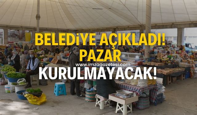 Belediye açıkladı! Zonguldak’ın ilçesinde Salı pazarı kurulmayacak