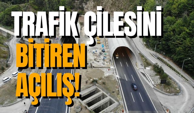 İstanbul istikametine trafik çilesini bitirecek açılış!