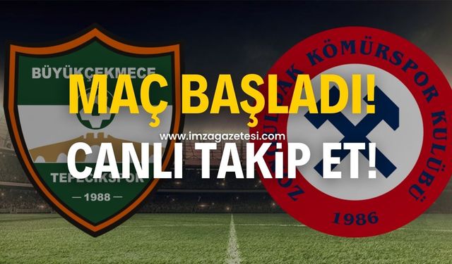 Büyükçekmece Tepecikspor-Zonguldak Kömürspor maçını canlı takip et!