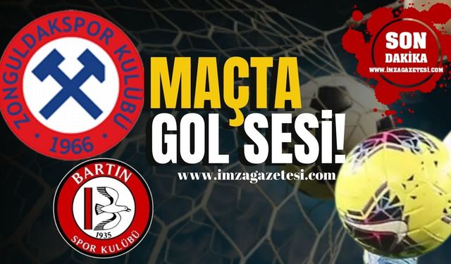 Zonguldak Kömürspor-Bartınspor maçında ikinci gol sesi!