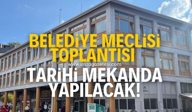 Çaycuma Belediye Meclisi tarihi mekanda toplanacak