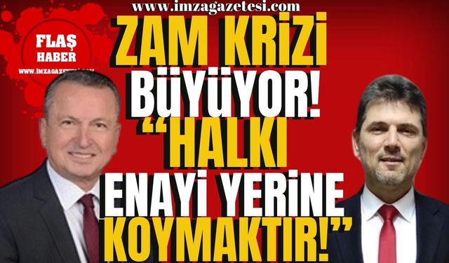 Çaycuma’da Su Zammı Krizi Büyüyor! "Halkı Enayi Yerine Koymaktır!"