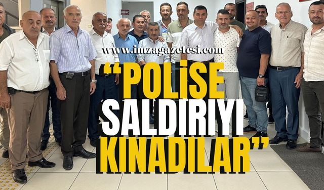 Devrekli muhtarlardan polise saldırıya kınama!