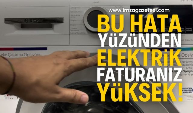 Elektrik Faturasının Yükselmesine Yol Açan Çamaşır Yıkama Hataları