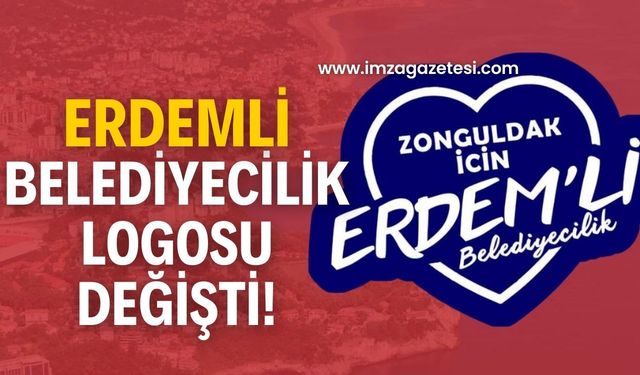 ‘Erdemli Belediyecilik’ logosu değişti!