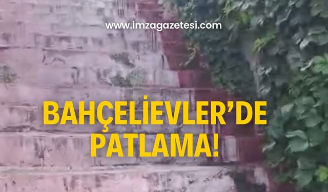 Bahçelievler’de patlama!