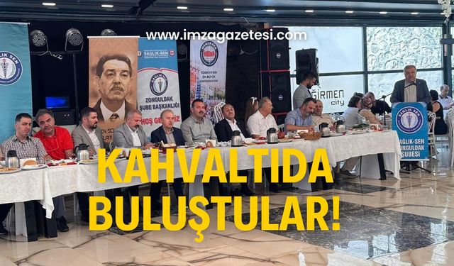 Sağlık çalışanları kahvaltıda buluştu