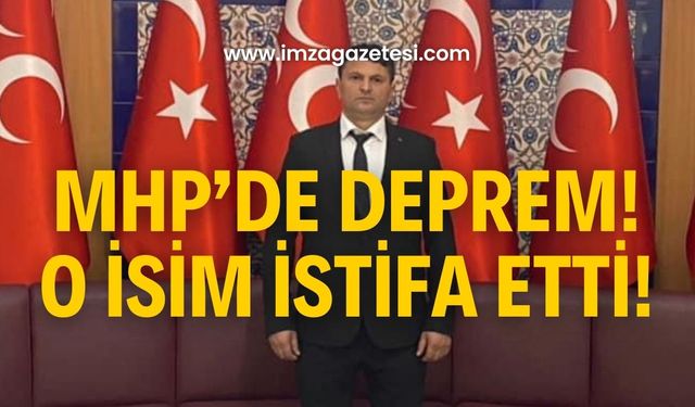 MHP’de istifa depremi sürüyor! Alaplı ilçe başkanı istifa etti