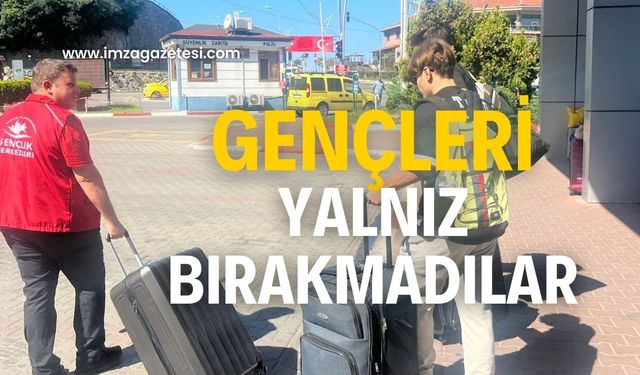 Terminalde gençlere sürpriz!