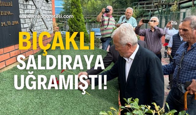 Bıçaklı saldırıda hayatını kaybetmişti, öldürüldüğü yerde anıldı!