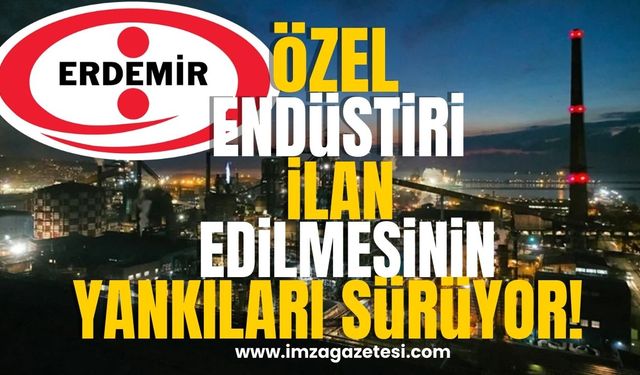 Erdemir'in Özel Endüstri Bölgesi ilan edilmesinin yankıları!