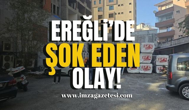 Ereğli'de Araç Sahiplerini Şoke Eden Olay!